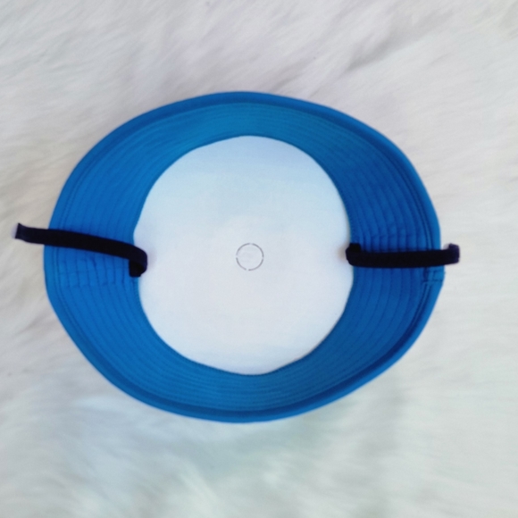 Speedo Blue Toddler Bucket Hat Shark Design Chin Strap UV50 Protection Size X/XL - Picture 6 of 8